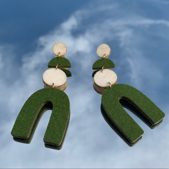 Jewelry - 3/$20 handmade geometric earrings